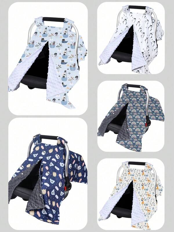 1 Stück Sonnenschutz für Kindersitz: Dient sowohl als Regenschutz für den Babysitz als auch als weiche Fleece-Decke. Das weiche Fleecematerial ist warm und wasserdicht. Es hat ein Sichtfenster und kann als Sitzauflage verwendet werden. Geeignet für Babys/Kleinkinder. Auch praktisch für Mütter zum Stillen zu verwenden.