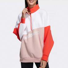 Adidas Women's CNY Sports Casual Hooded Sweatshirt - White/Pink/Red - View 2