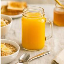 VITTORI MX Set Of 6 Glass Jars Mason Jar Smooth Vintage Glass 480ml Transparent Color - Crystalline - View 7