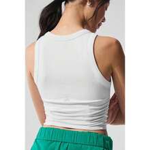 Alo Yoga Sway Bra Tank - White |  | Pilates Set - 白色 - 查看 5