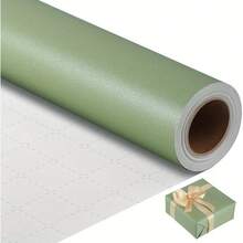 17.0 Inch X 118.11 Inch Green Wrapping Paper Roll, Suitable For Weddings, Parties, Birthdays, Holidays - Mouse Green - View 8