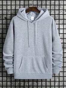 Hooded Sweatshirt New Spring/Autumn Printed Hoodie - Gris - Ver 2