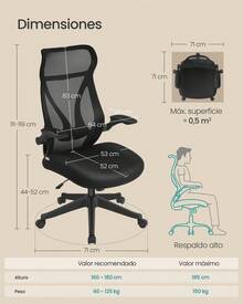 Home Office Chairs - màu đen - Xem 4