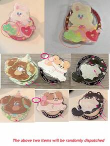 1个可爱少女卡通滑动磁力支架，可牢固吸附于任何手机壳、桌面支架、可伸缩便携式支架，是送给女朋友、同学或亲戚的礼物。摆放位置和方向随机，兼容、安卓手机，是生日、家人、朋友的礼物。推拉式手机支架，手机配件 - 油畫萌寵 - 查看 10