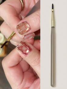 1支双头美甲拉线笔，适用于绘制长线条、细节和精细图案，可用于美甲勾线、UV凝胶指甲油绘画等。 - 彩色 - 查看 10