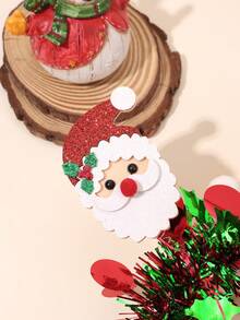 1 Stück Weihnachtsmann Haarband für Mädchen, festliches rotes grünes Pailletten Neujahrshaarband, Weihnachtsparty Weihnachtsmann Haarband, themengebundenes glitzerndes Weihnachtsmann Haarband, Weihnachts Haarreifen, Haaraccessoires für Teenager. - Verschiedenfarbig - Übersicht 4