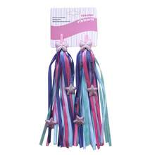 Ett par band för barnskoter, färgglada band för utomhuscyklar, cykelstyren för barn, tillbehör, band i polyestertyg för balanscyklar