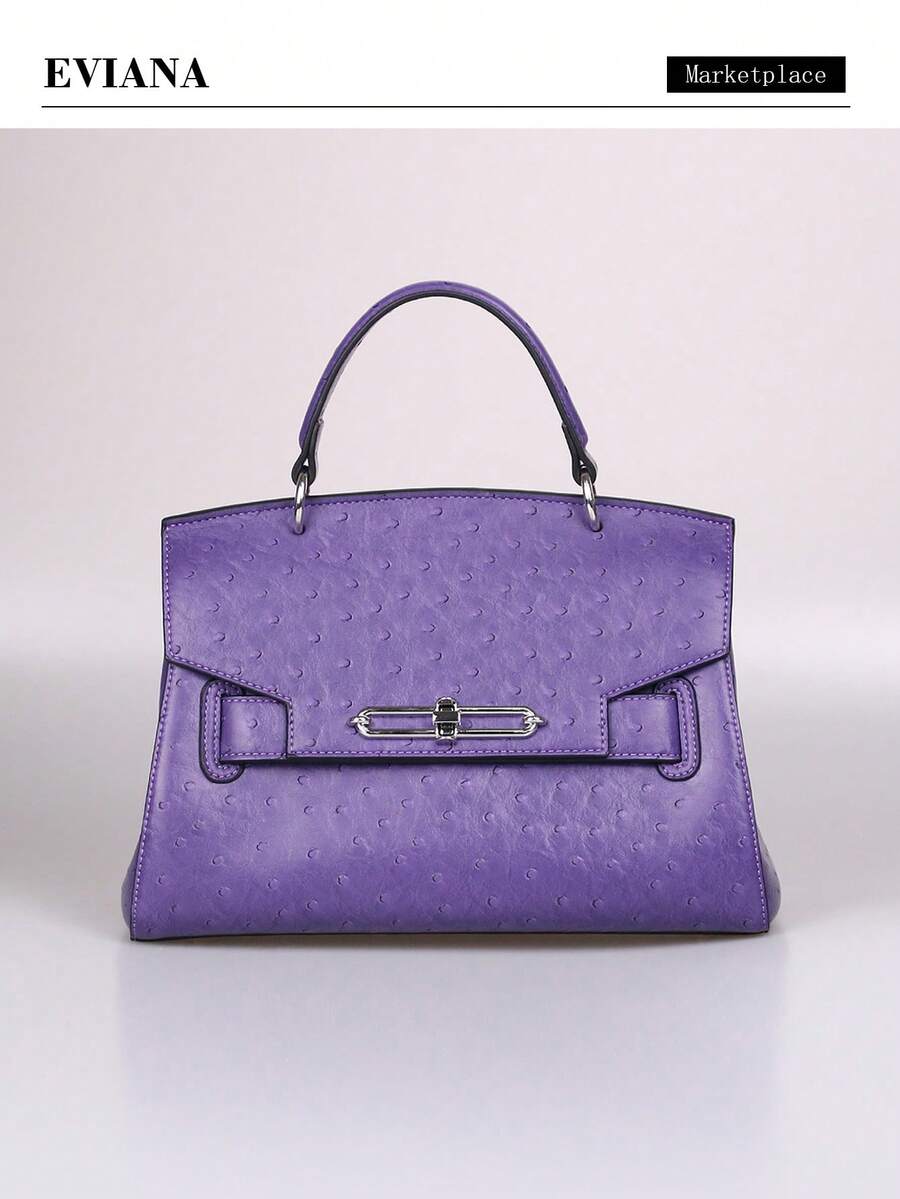 New Elegant Ladies' Handbags For Autumn And Winter 2026, Luxurious Commuter Shoulder Bag/Crossbody Bag, High-End Chic And Large-Capacity Soft Leather - 彩色 - 查看 1
