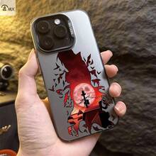 Funda para 17, 17, 17 Pro, 17 Pro, 16, 16 Plus, 16 Pro, 16 Pro, 15, 15 Plus, 15 Pro, 15 Pro, 14, 14 Plus, 14 Pro, 14 Pro, 13, 13 Pro, 13 Pro, 12, 12 Pro, 12 Pro, 11, 11, 11 Pro - Diseño de Luna Roja y Ave Voladora de - Resistente a Manchas, Moderna y a17 17promax - Negro - Ver 2