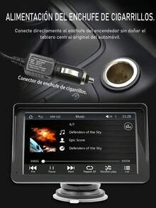 Autoestéreo 7 Pulgadas Pantalla Táctil Inalámbrico Carplay&Android Auto Bluetooth Mirrorlink  FM AUX USB - D5800 - Ver 8