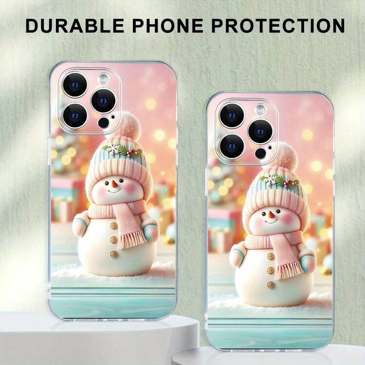 Con un patrón de muñeco de nieve colorido y a la moda, esta funda de teléfono creativa y personalizada es simple y clásica, diseñada con resistencia a golpes y caídas, a la suciedad y durabilidad, y es compatible con XR/X/XS/XS Max.|11/11 Pro/11 Pro Máx|12/12 Pro/12 Pro Máx| 13/13 Pro/13 Pro Max.| 14/14 Pro/14 Plus/14 Pro Máx.| 15/15 Pro Max/15 Pro/15 Plus| 16/16 Pro/16 Pro Max/16 Plus| 17/17 Pro/17 Pro Max/17 Air Esperando modelos de  es el perfecto regalo de vacaciones o de cumpleaños para novias, novios, esposos, esposas o amigos. - Transparente 2288 - Añade 1