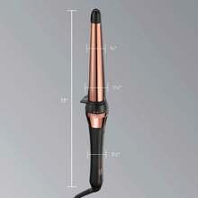 INFINITIPRO BY CONAIR - Varita rizadora de titanio de oro rosa, 3,81 cm a 7,62 cm - 1 pulg. - Ver 1