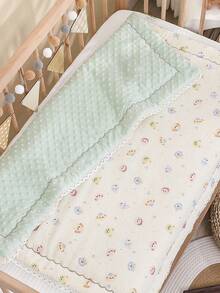 1 Stück Baby Quilt für Jungen & Mädchen: Mit einem gerüschten Cartoon-Design, ist es für Wärme verstärkt. Es eignet sich für Situationen wie Babyzimmer-Dekoration, täglichen Gebrauch für Säuglinge und Schlafenszeit in Kindergärten und ist für Herbst, Winter und alle Jahreszeiten geeignet.