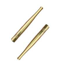 1个便携式三合一黄铜香烟过滤嘴：减少焦油，提升您的吸烟体验！男女皆宜，可重复使用且可清洗的香烟嘴