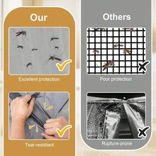 Left Right Side Opening Magnetic Screen Door Mesh - Adjustable Cut Mesh Door Size Fit Multiple Door Size Up To 36inchx82inch Heavy Duty Screen Doors For Keep Bug Out,  Pet Friendly{Inchsize_nameinch:InchFitDoorSizeupto36x82Inch(Adjustable)Inch} - FitDoorSizeupto36x82Inch(Adjustable) - View 3