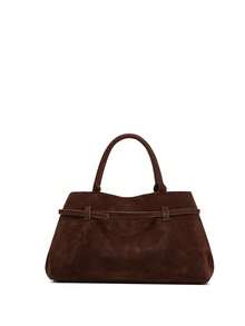Retro Style Minimalist High-End Multifunctional Large Capacity Tote Bag - Maroon - View 7