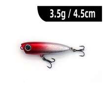 3.5克水面系钩路亚套装，新款漂浮铅笔型路亚，适用于白斑狗鱼、鲶鱼及其他鱼类 - 彩色 - 查看 22