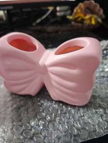 Organizer minimalista a forma di cuore per pennelli da trucco da scrivania, portapenne ad arco carino e mini, per conservare pennelli da trucco e forniture per ufficio, porta pennelli da toeletta, elegante contenitore per pennelli da trucco, perfetto per ragazze, studenti e design decorativi creativi, adatto per vacanze in spiaggia, collezioni da bagno, collezioni da camera da letto, regali per le feste.