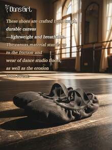 DonsGirl One Pair Of High Elastic Strong Wrapping Professional Ballet Shoes For Girls, Modern Dance Shoes, Classical Dance Shoes And Yoga Shoes - Black - View 3