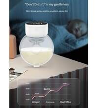 1 pieza Bolsa posparto para mamá Bomba de pecho portátil y silenciosa - Diseño integrado + Extracción eficiente de leche, Portátil y fácil de almacenar + Material amigable con la piel, Adecuado para madres lactantes para extracción de leche en el hogar / lugar de trabajo / uso portátil al aire libre - Multicolor - Ver 7