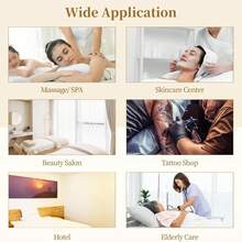 Massage Table Sheets & Headrest Covers - White - View 9