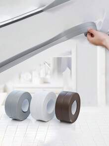 1 Roll Waterproof Bathroom Caulk Tape, Self-Adhesive Mildew-Resistant Sealing Tape For Bathroom, Kitchen, Toilet Crevices, Waterproof And Moisture-Proof