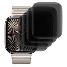 4pcs Anti-Spy Privacy Protection Soft Film, Smartwatch Ultra-Thin Hydrogel Waterproof Shock-Absorbing Screen Protector Compatible With Apple Watch Ultra 49mm 45mm 44mm 42mm 41mm 40mm 38mm, Series 11/10/9/8/7/6/SE 5 4, Anti-Scratch, Smooth Touch, Full Coverage, Anti-Drop