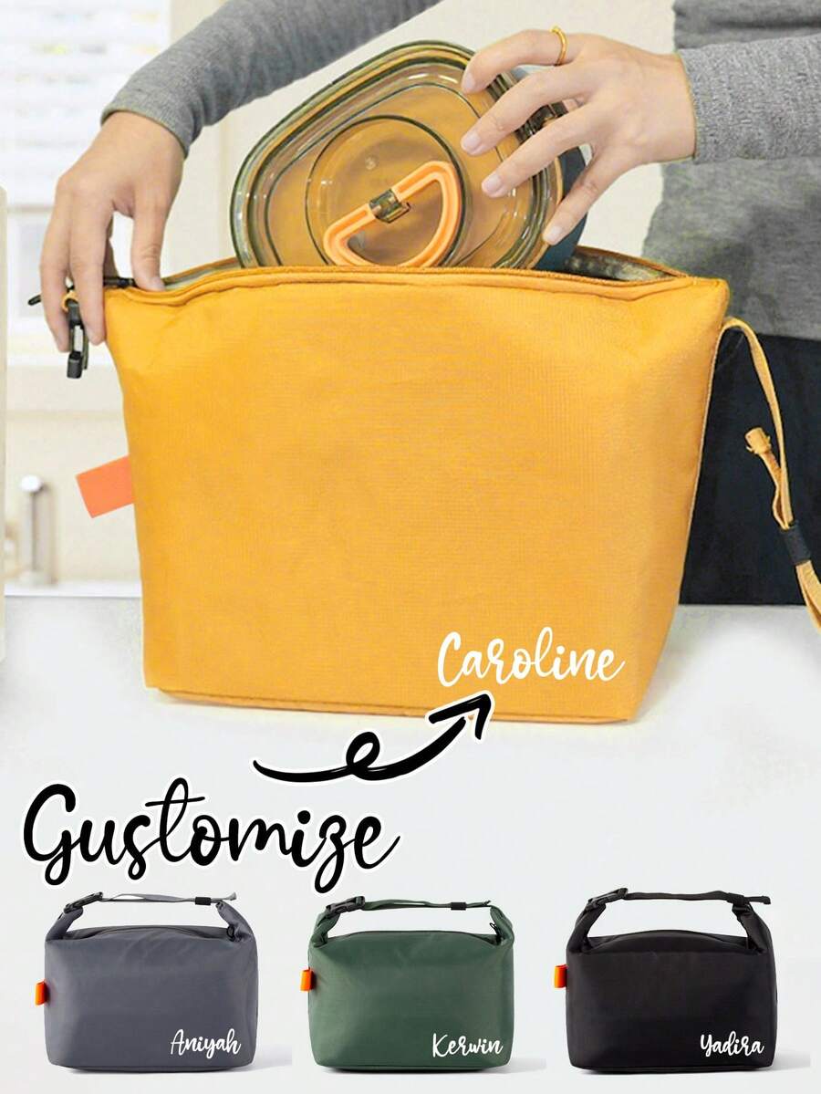 Sac isotherme personnalisable, grande capacité, sac de pique-nique portable, boîte à lunch de bureau et d'école, boîte à lunch de travail, boîte à lunch pour les vacances, boîte à lunch multifonctionnelle unisexe pour le camping et l'école. Convient pour le travail, l'école, les activités extérieures, les voyages, les pique-niques. Peut également être offert en cadeau à la famille, aux amis, aux amoureux, aux enseignants. Cadeau d'anniversaire, cadeau de fête, cadeau pour la fête des mères, cadeau de rentrée scolaire, essentiel pour les étudiants. - Multicolore - Voir 1