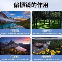 52mm 通用专业高清 CPL 偏光镜头，适用于相机 - 黑色 - 查看 7