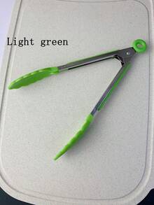 Pinzas antideslizantes para servir, pinzas de acero inoxidable para alimentos, pinzas para ensalada de pan, pinzas para barbacoa resistentes al calor, herramienta de cocina - 7 piezas Color-885 - Ver 12