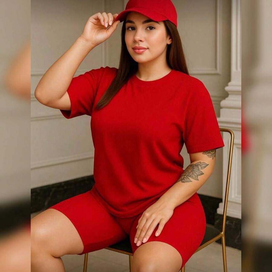 Women T-Shirts - 紅色 - 查看 1