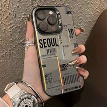 Funda de Teléfono con Etiqueta de Elemento de Ticket Colorida y Plateada, Adecuada para iPhone 16 15 14 13 12 11 Plus Pro Max - Diseño Creativo de Moda, Regalo Unisex, Opción Ideal para Amigos/Familiares, Novio o Novia en Vacaciones, Funda Protectora Antigolpes de Cobertura Completa, Cordón para Teléfono, Regalo de Vacaciones, Funda Protectora, Carcasa de Alta Calidad, Accesorios Tecnológicos - Colores mixtos - Ver 8