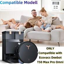 Kit De 25 Piezas Compatible Con Ecovacs Deebot T50 Max Pro Omni. Incluye: 2 Cepillos Principales De Goma, 6 Mopas, 6 Cepillos Laterales, 4 Filtros HEPA 6 Bolsas Para Aspiradora. - KHÔNG - Xem 2