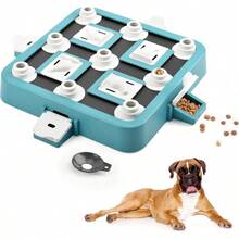 TFKI Dog Puzzle Toys Level 3 In 1 Interactive Dog Toys For Boredom Funny Feeding Toy For IQ Training Brain Stimulating Treat Dispenser Dog Toy For Large Medium Small Dogs - 藍色 - 查看 1