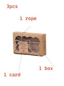 1/3/15pcs - Cookies & Pastries Boxes With Clear Window, Size: 7 X 4.3 X 1.5 Inches, Kraft Paper Material, Premium Baked Goods Gift Boxes For Desserts, Weddings, Parties, Christmas, Birthdays - Multicolor - View 14