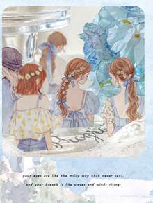 30pcs/Pack Vintage Girl Silhouette Stickers, Scrapbooking Decorative Stickers For Diary, Photo Album, Craft DIY - Multicolor - View 10