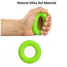 1 Set 5pcs Green Hand Grip Strengthener Kit, Hand Grip Trainer Wrist Forearm Exerciser Fitness Equipment - Green - View 4