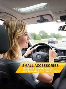 Giá đỡ kính xe hơi, kẹp kính râm, hộp đựng kính da từ tính, kẹp thẻ vé xe hơi, phụ kiện che nắng xe hơi, đồ dùng cần thiết cho xe hơi, phụ kiện xe hơi dễ thương, đồ dùng du lịch, phụ kiện ngày lễ, quà tặng unisex - Nhiều màu - Xem 7