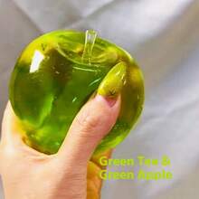 1个2025新款苏打汽水挤压减压玩具，绿茶青苹果口味，慢回弹麦芽挤压玩具 - 生日礼物、圣诞礼物、礼品、完美礼物、馈赠佳品