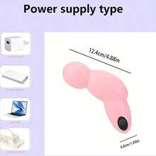 Pistola de masaje de mano, masajeador muscular portátil, mini masajeador de relajación muscular para mujeres, recargable por USB, diseño compacto y ligero, batería de litio de 1200mAh, apto para uso en casa, oficina o viaje