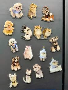 1pc Custom Fridge Magnet, Personalized With Your Pet Photo, Perfect For Christmas Gifts/Keepsakes, Suitable For Home Decor/Kitchen Ornament, Ideal For Pet Owners/Lovers/Gift Shoppers, Perfect For 2025 Christmas - Multicolor - View 4