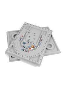 Nueva mesa de diseño DIY para collares y pulseras, mesa de diseño de hilado con marcas de escala - Multicolor - Ver 1