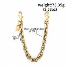 Fashion Metal One Shoulder Bag Chain Pendant Strap Bag Pendant Women's Small Square Crossbody Bag Pendant - 彩色 - 查看 10