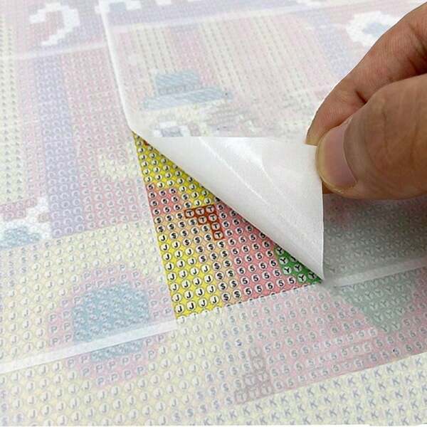 Accesorios para pintura de diamantes - Nueva película protectora de lienzo antiadherente de doble cara, herramientas de arte de diamantes DIY kit de manualidades de bordado de cruz de rhinestone, pegatina antipolvo