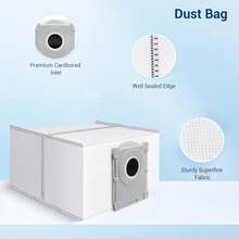 Kit De 25 Piezas Compatible Con Ecovacs Deebot T50 Max Pro Omni. Incluye: 2 Cepillos Principales De Goma, 6 Mopas, 6 Cepillos Laterales, 4 Filtros HEPA 6 Bolsas Para Aspiradora. - KHÔNG - Xem 5