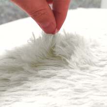 4PCS Premium Bathroom Rug Set – Ultra Soft Non-Slip Bath Mats, Super Absorbent & Quick-Dry, Machine Washable , Plush Shaggy Toilet Carpet,  Perfect For Bath, Shower, Tub Floor,Toilet Floor - 白色 - 查看 8