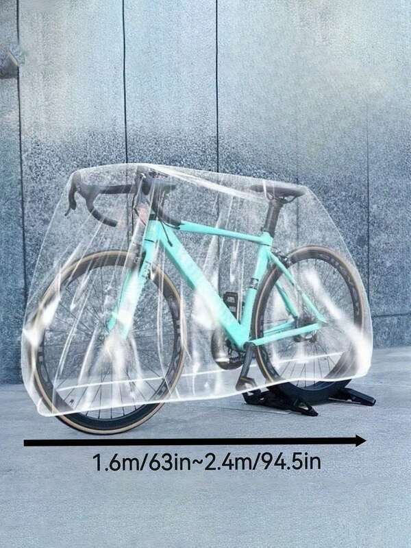 1pc Hot-Selling Universal Bicycle Cover Durable Transparent Cover Mountain Road Bike Dustproof Sunshade Dustproof Protective Cover Electric Bicycle Durable Protective Cover Waterproof Sunscreen Cover Durable