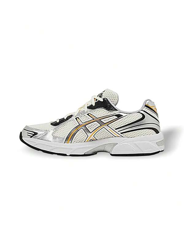 Asics GEL-1130 Unisex Sneakers Breathable Lightweight Versatile Sweat Absorption Solid Easy To Wash Outdoor Daily Grey Silver 1203A582-100