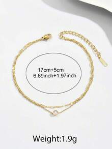 1pc Simple Cross Pendant Rhinestone Bracelet Suitable For Women Daily, Date And Party Wear - Bracelet - View 10