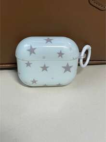 星星韩式别致星空图案 4 款保护壳适用于 Apple Pro 2 无线蓝牙耳机，兼容 3 1/2 全新设计